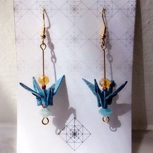 Origami earrings